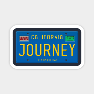 Journey License Plate Magnet