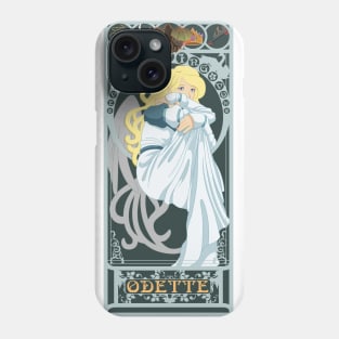 Odette - art nouveau - Swan Princess Phone Case