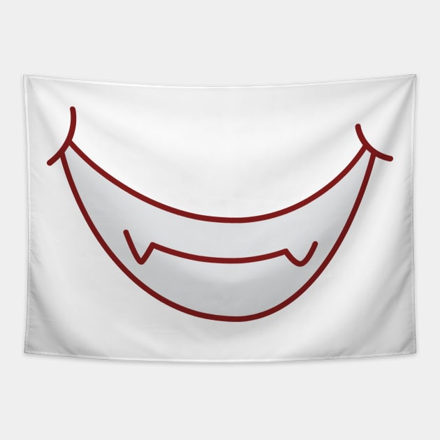 FUNNY FACE MASK Tapestry by PIIZ