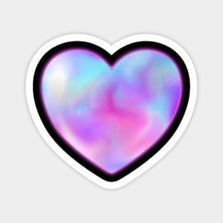 Glass Heart Magnet