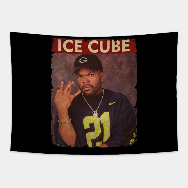 Ice Cube - RETRO STYLE Tapestry by Mama's Sauce