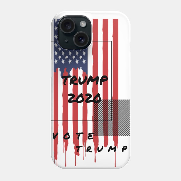 DONALD TRUMP FOR PRESIDENT 2020 Phone Case by Rebelion