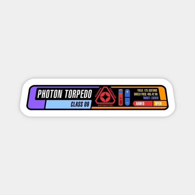 Star Trek - Photon Torpedo Magnet by DeepSpaceDives