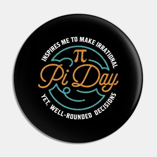 Pi Day For Math 314 Nerdy Symbols Pin