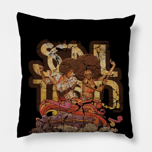 STONE TEXTURE - SOUL TRAIN Pillow by emaktebek