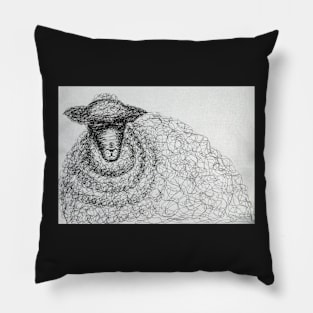 Silly Bandit Sheep Pillow