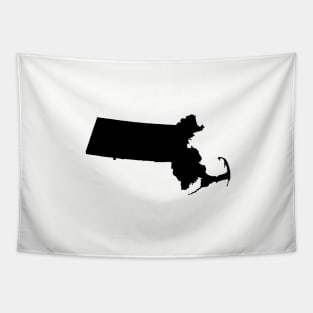 Massachusetts Black Tapestry