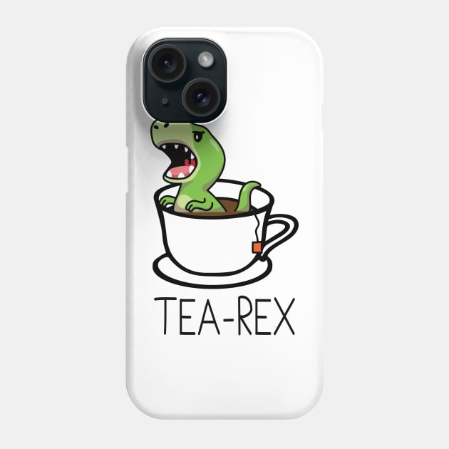 Tea-Rex Phone Case by imlying