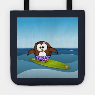 surfer owl Tote