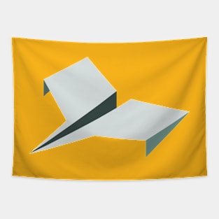 Vector Paperplane Barracuda Tapestry