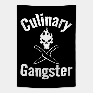 Culinary Gangster - Chef Knife & Flame Tapestry