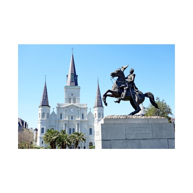 St. Louis Cathedral from Jackson Square 2 by bobmeyers