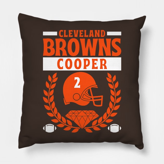 Cleveland Browns Amari Cooper 2 Edition 2 Pillow by Astronaut.co
