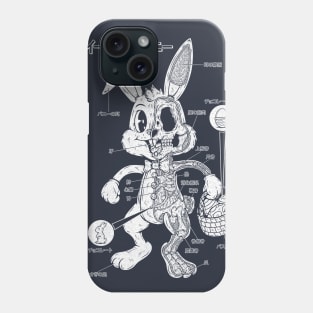 EASTER BUNNY ANATOMY - 1 INK Phone Case