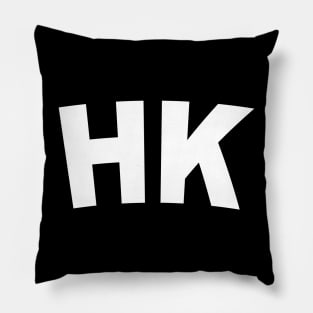 HK White Bold Pillow