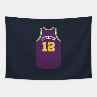 John Stockton Utah Jersey Qiangy Tapestry