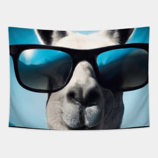 Llama with Sunglasses Tapestry