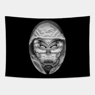 DA-Aldebaran Alien Portraid IAII MonochromaticGP. Tapestry