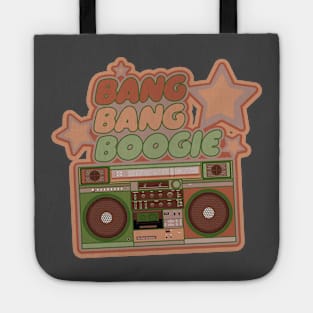 Bang Bang Boogie - Boombox - Ghettoblaster - Pop Art Design Tote