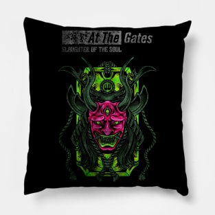 HANNYA DEVIL MASK AT THE GATES Pillow