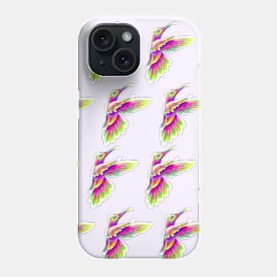 Colorful hummingbirds by #Bizzartino Phone Case