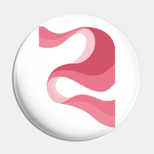 pink wave Pin