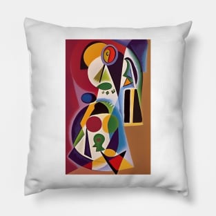 Color and Shape Composition Pillow