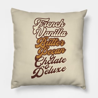 French Vanilla Butter Pecan Chocolate Deluxe Pillow