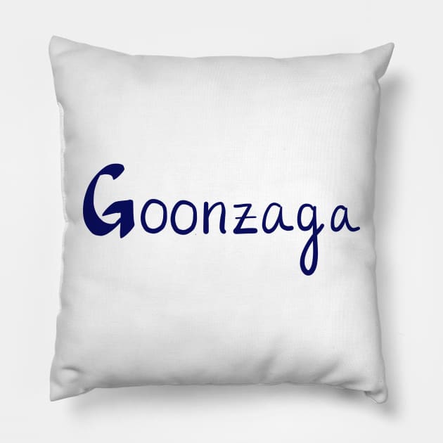 GOONZAGA Pillow by weloveart