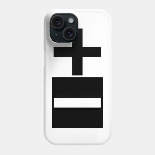 Positive Negative Phone Case