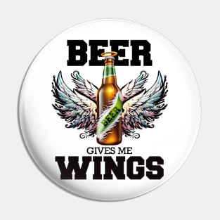 Beer give me Wings Version 1 wing Pin