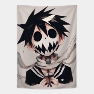 Anime Wonderland: Whimsical Art Prints Featuring Manga-Inspired Designs for Otaku Bliss! Tapestry