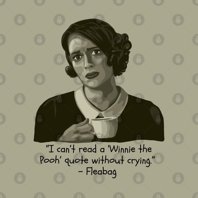 Fleabag Portrait and Quote by Slightly Unhinged