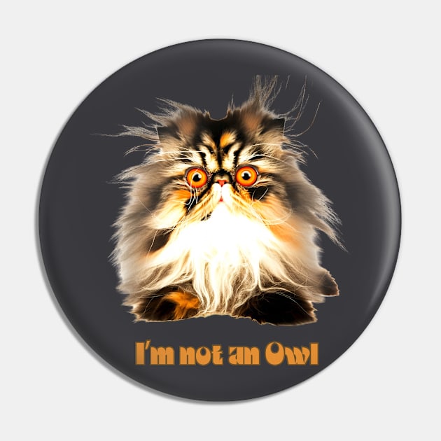 I'm not an Owl Pin by Sravudh Snidvongs