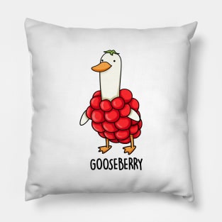 Gooseberry Funny Animal Pun Pillow