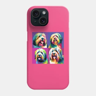 Tibetan Terrier Pop Art - Dog Lover Gifts Phone Case