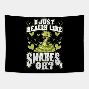 I Just Really Like Snakes OK Tapestry