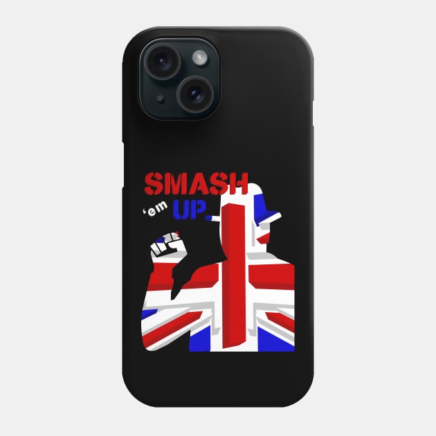 Churchill Smash em Up 1 Phone Case by SiSuSiSu