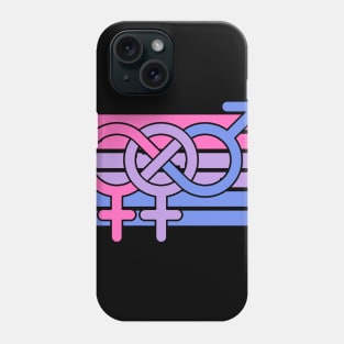 Bisexual Bi Pride Shirt Gay Parade T-shirt LGBTQ Tee Gifts Phone Case