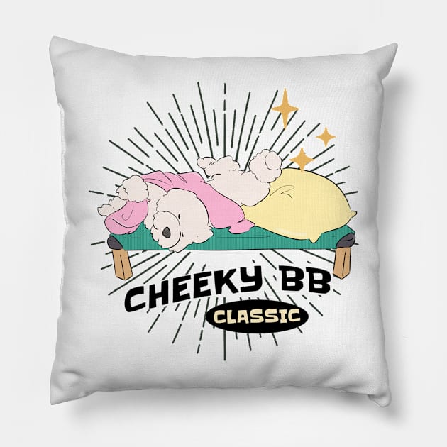 Sleeping Dog Pillow by Cheeky BB