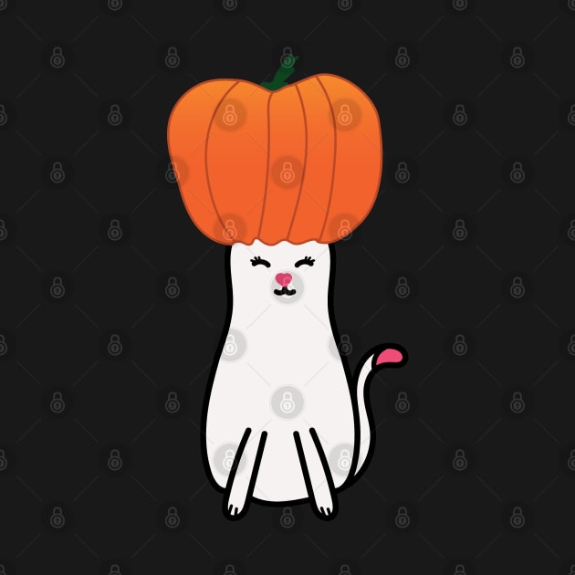 Halloween Pumpkin Cat by EpicMums