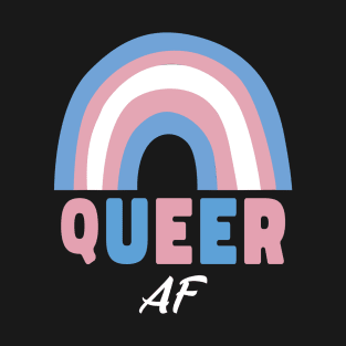 Queer AF | Boho Rainbow Pride T-Shirt