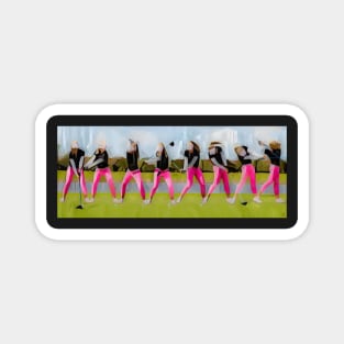 Golf Swing Painting Magnet