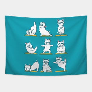 West Highland Terrier Yoga Tapestry