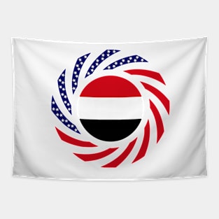 Yemeni American Multinational Patriot Flag Tapestry