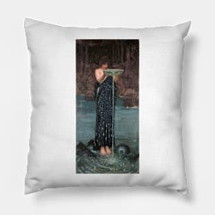 Circe Invidiosa - John William Waterhouse Pillow