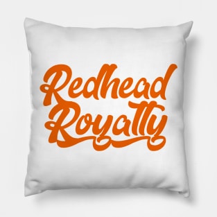 Redhead Royalty Pillow