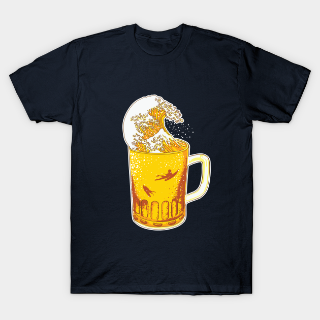 beer wave - Beer - T-Shirt