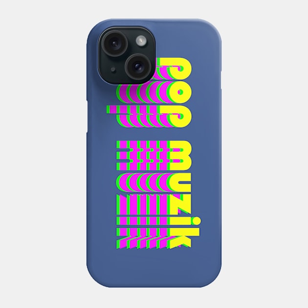 Pop Muzik Phone Case by RJ Designs