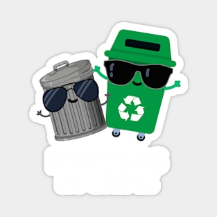 Partners In Grime Cute Trash Pun Magnet